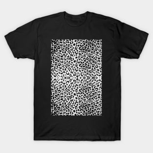 White Cheetah Print T-Shirt